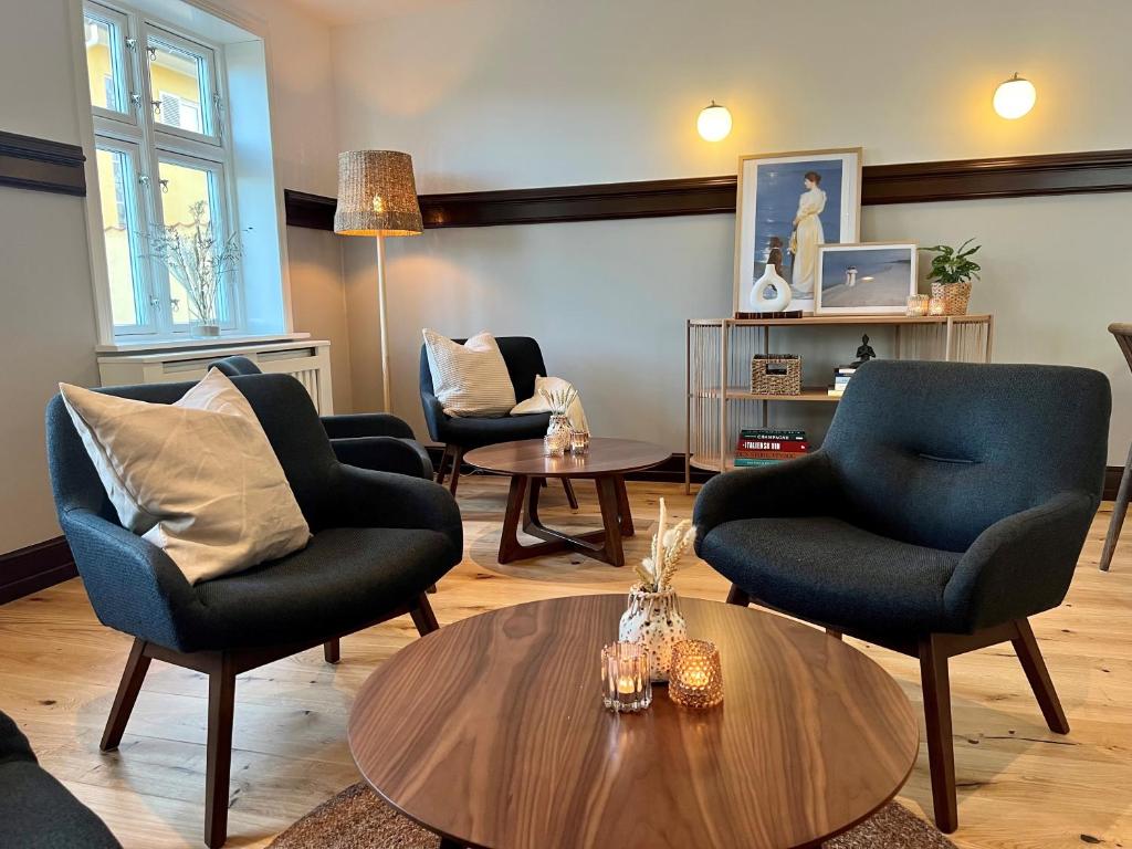 Posezení v ubytování Hotel Strandly Skagen