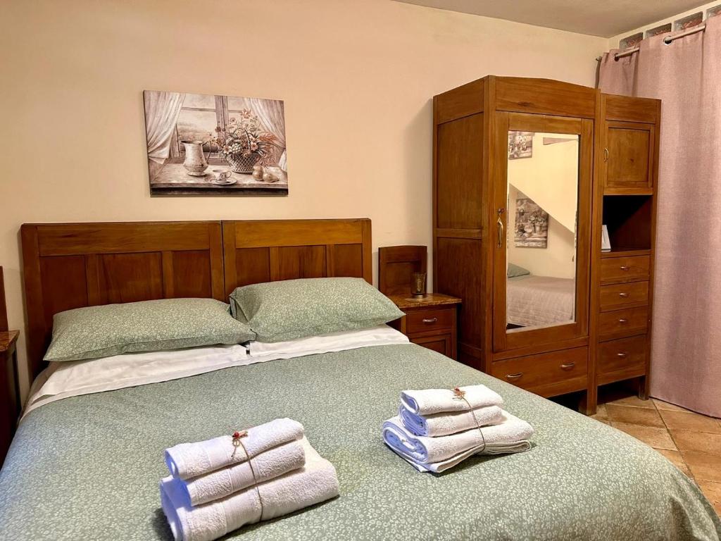 Posteľ alebo postele v izbe v ubytovaní Villa Adriana House - alloggio turistico ID 18021