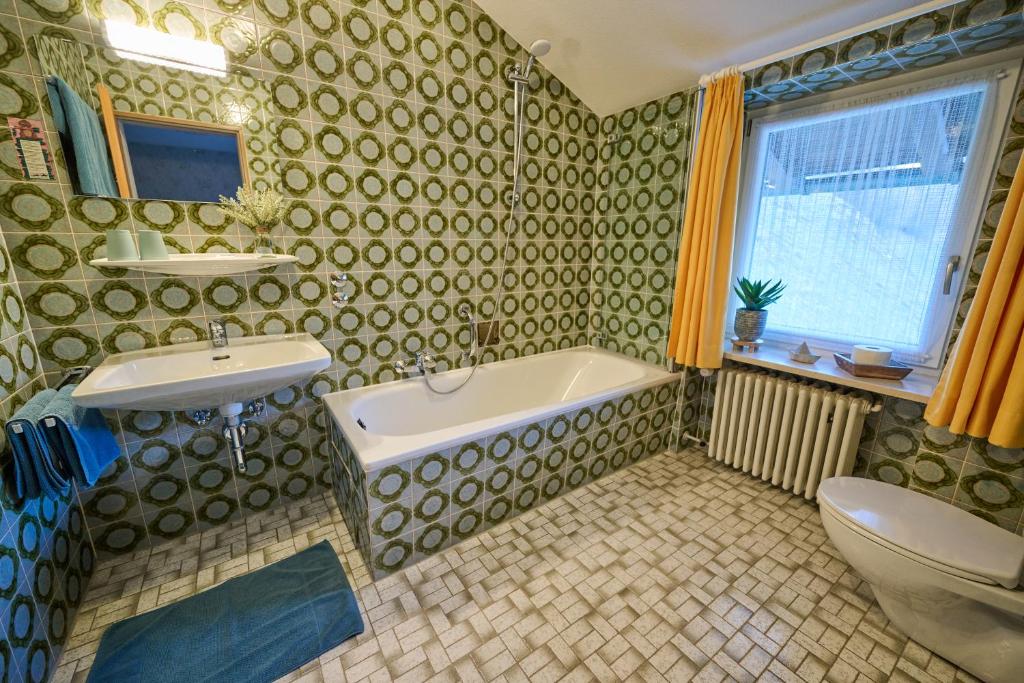 Koupelna v ubytování Gasthof Oberwirt