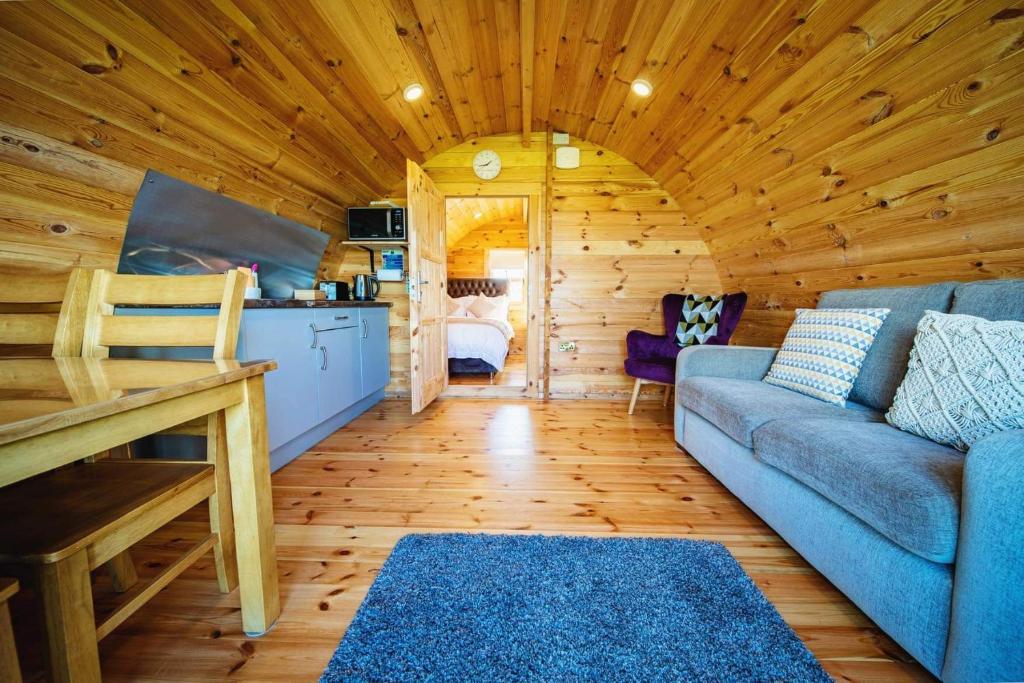 Un lugar para sentarse en Ceide Glamping