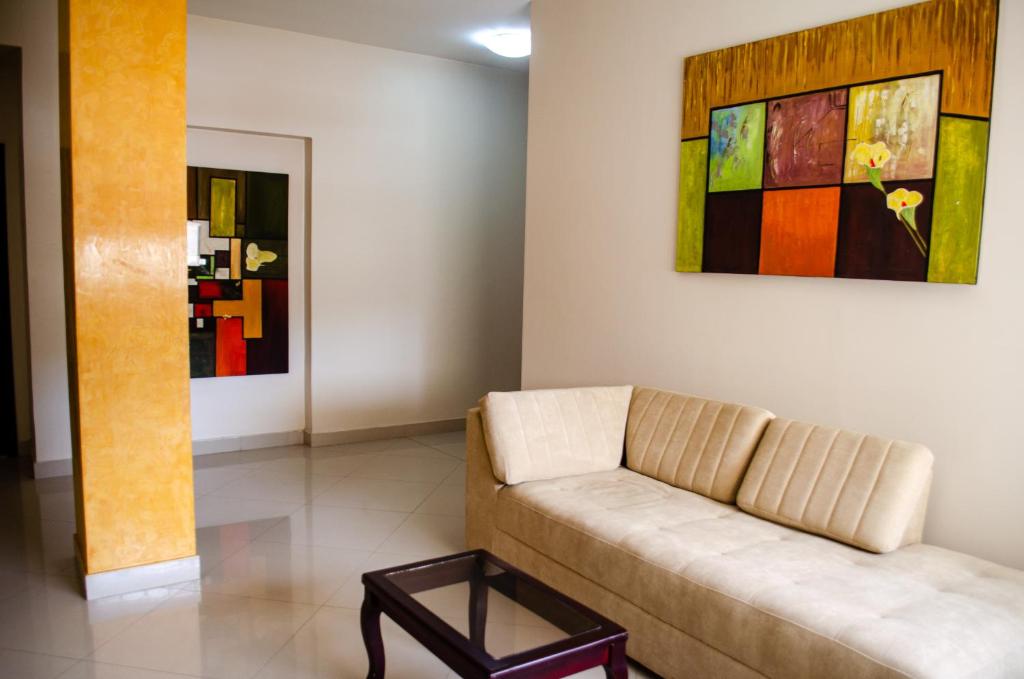 Posezení v ubytování Hotel Ceibo Dorado