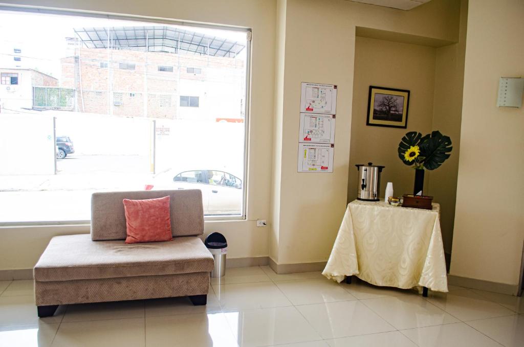 Posezení v ubytování Hotel Ceibo Dorado