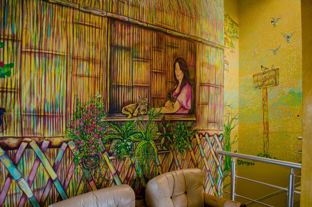 Posezení v ubytování Hotel Ceibo Dorado