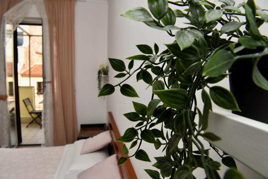 Postel nebo postele na pokoji v ubytování Hotel Anacapri