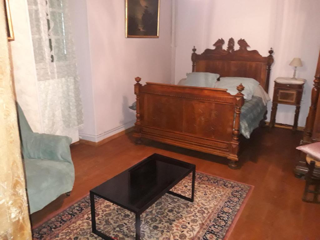 Postel nebo postele na pokoji v ubytování En toute quietude