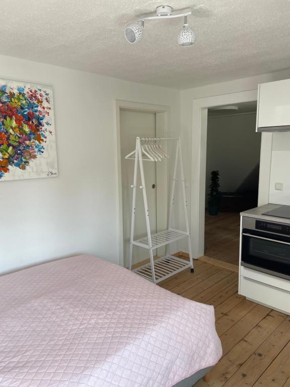 Ліжко або ліжка в номері Apartment am HohenRand Dresden Leubnitz