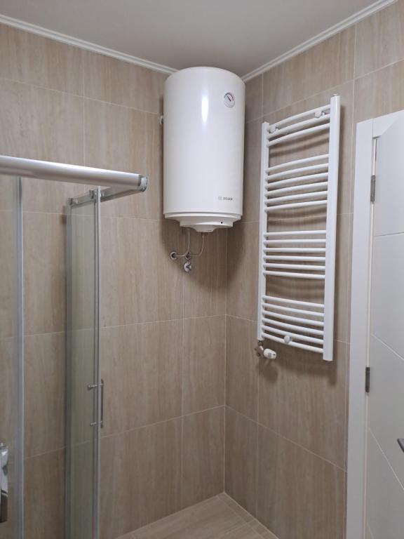 Koupelna v ubytování DAS Apartman