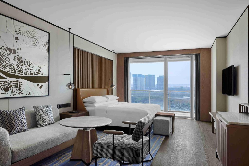 Posezení v ubytování Sheraton Zhaoqing Dinghu
