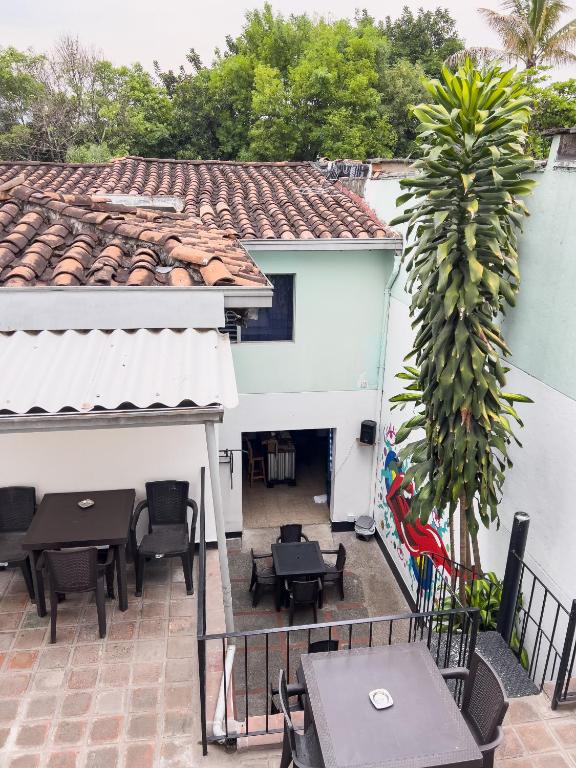 Balkón nebo terasa v ubytování Rock Hostel Medellin