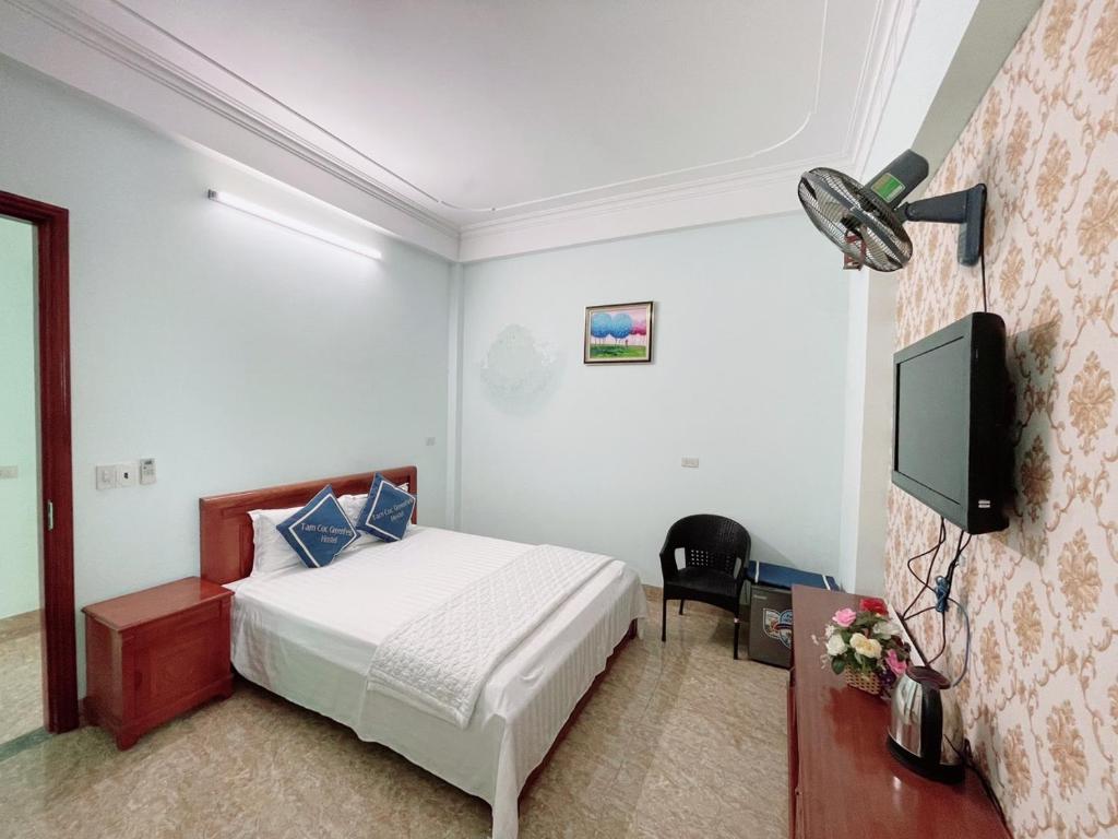 TV a/nebo společenská místnost v ubytování Tam Coc Guest House & Hostel