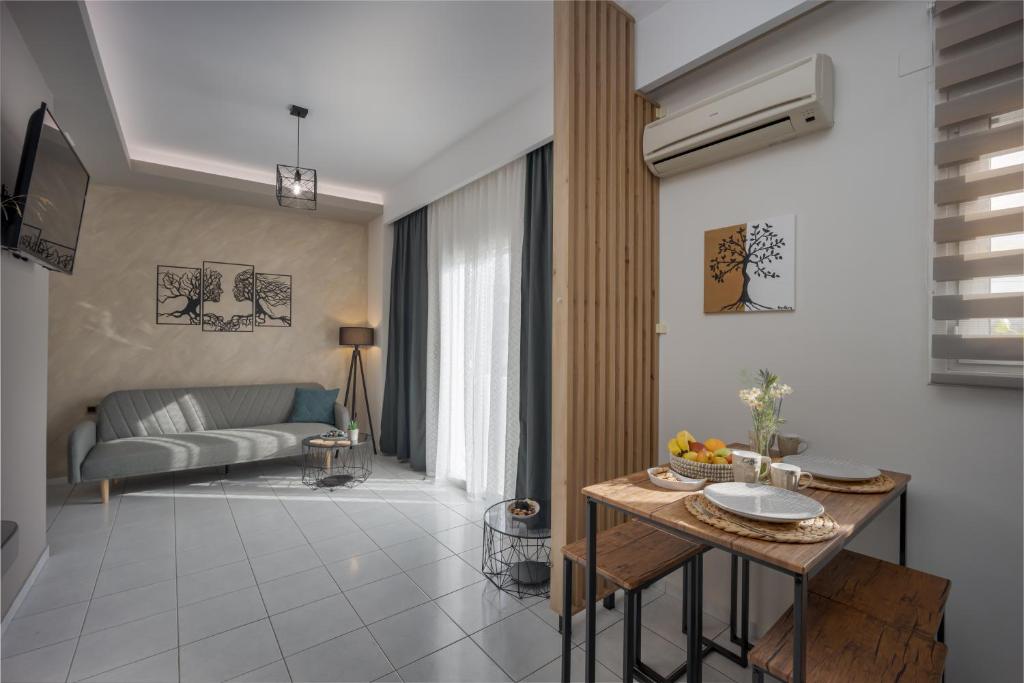 Postel nebo postele na pokoji v ubytování Myra Mare Suites by Estia