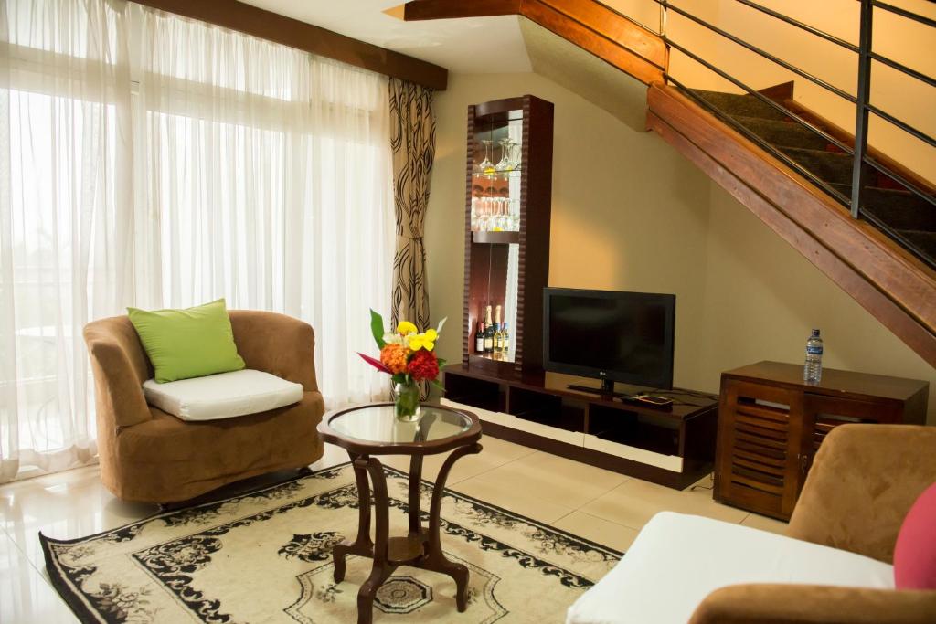 Posezení v ubytování Hotel Safari Gate