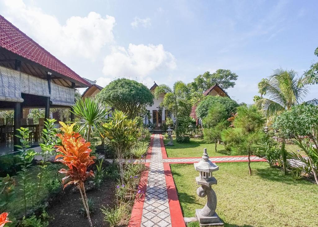 Zahrada ubytování Penida Sunset Ocean View Bungalows