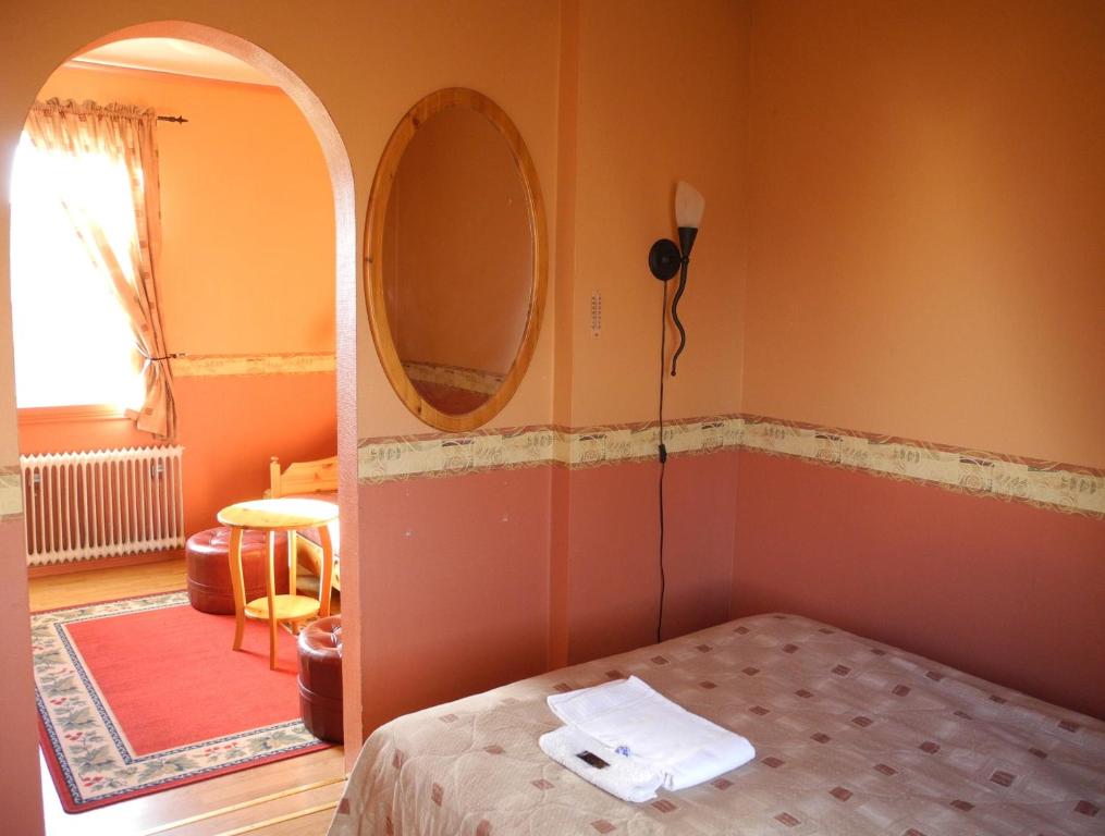 Postel nebo postele na pokoji v ubytování Målilla Hotell & Restaurang