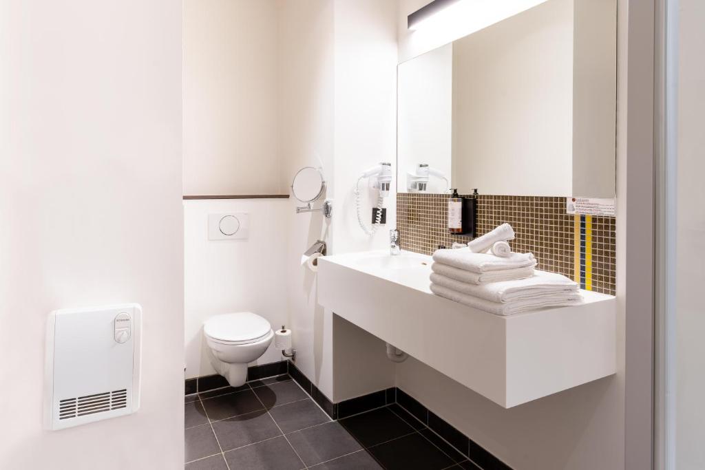 Koupelna v ubytování Hotel Stayen