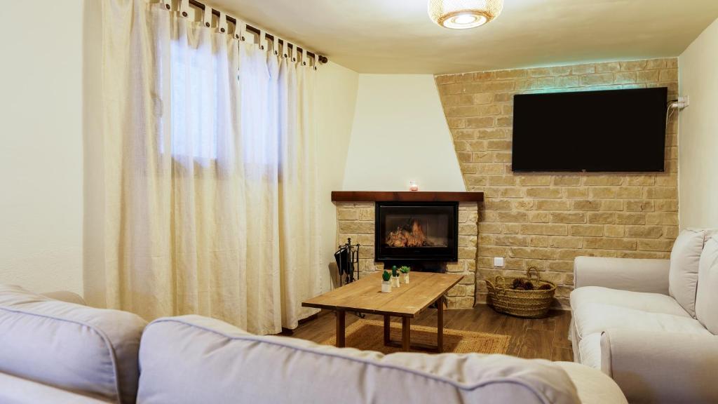 Χώρος καθιστικού στο Casa Rural El Rincón de Beatriz