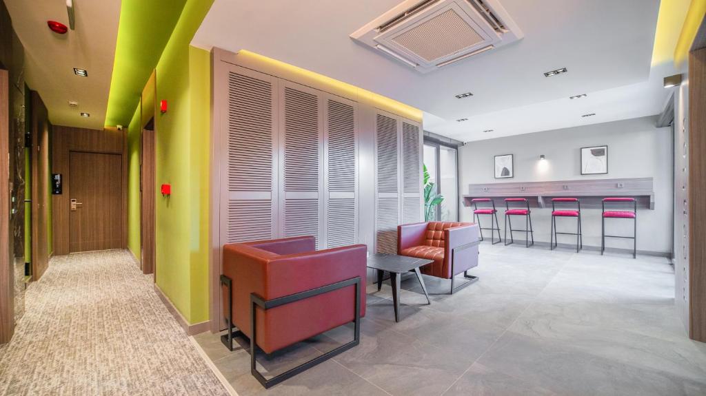 Posezení v ubytování Vesta Rooms