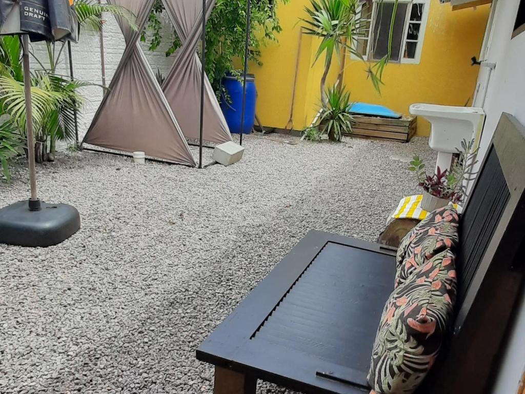 Villacasamarela mini casinhas de hospedes Rio vermelhoにある庭