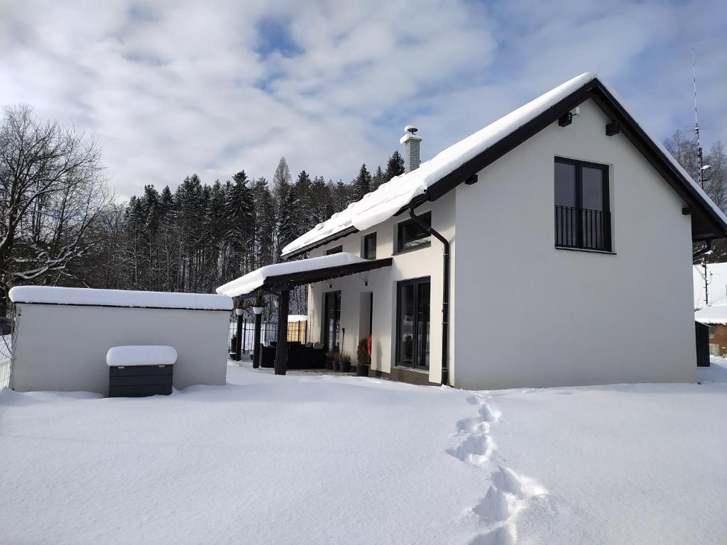 Apartmány U Kempu v zimě