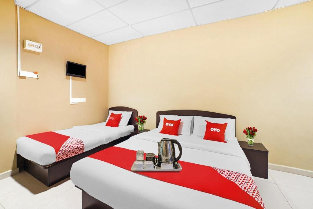 Postel nebo postele na pokoji v ubytování Hotel Lii View