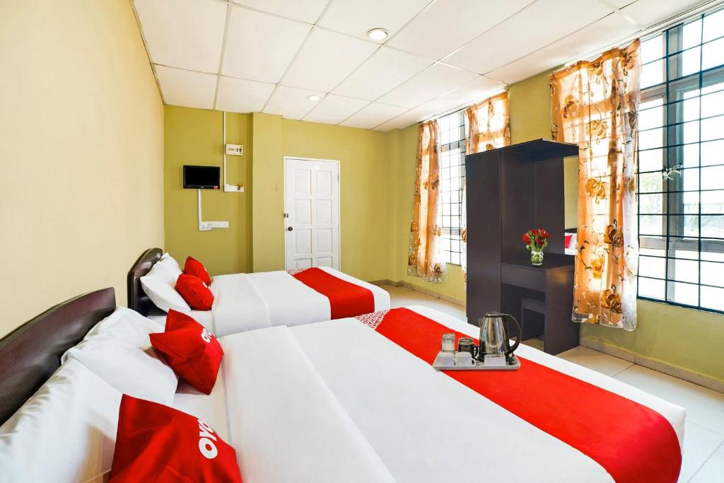 Postel nebo postele na pokoji v ubytování Hotel Lii View