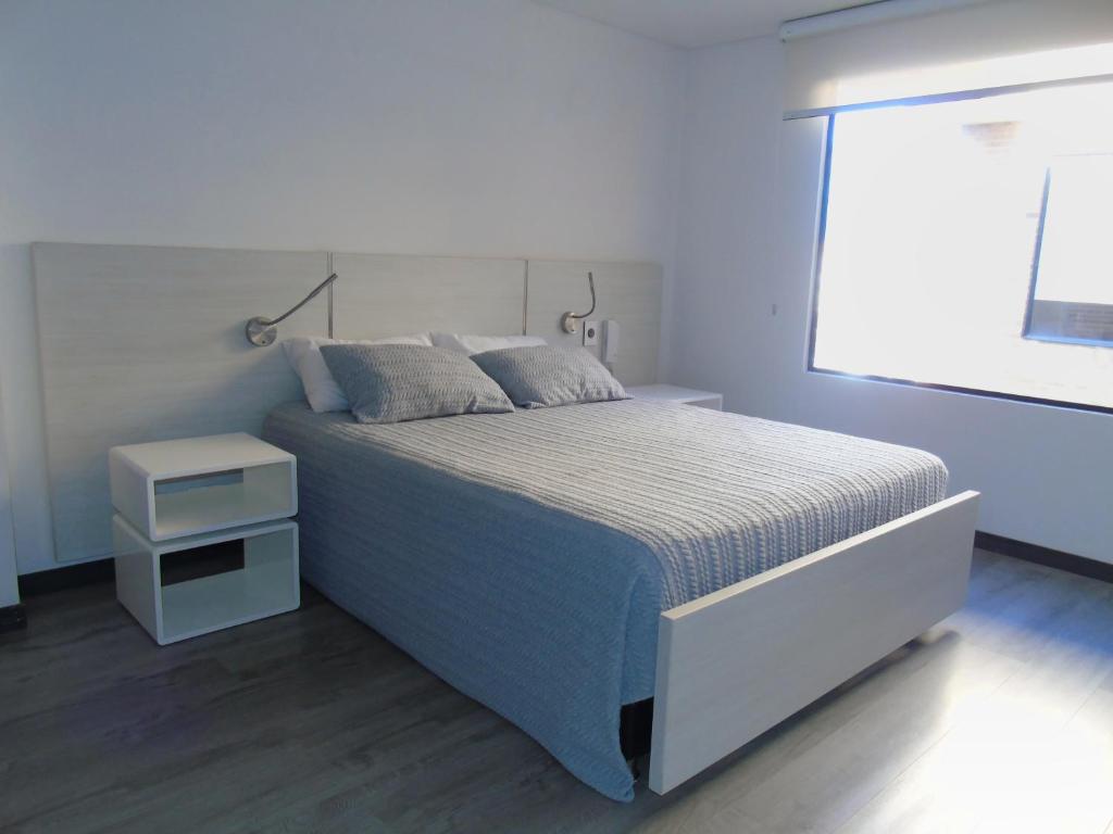 Cama o camas de una habitación en NUEVO! Acogedor apartamento de 1 hab en Usaquén