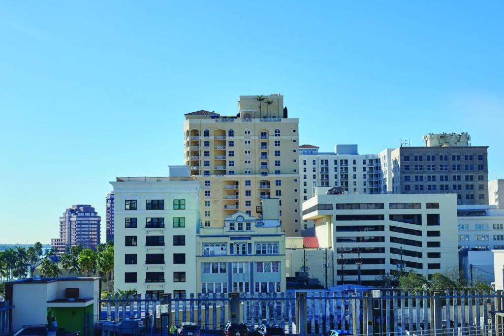 a group of tall buildings in a city at The Ben, Autograph Collection in West Palm Beach