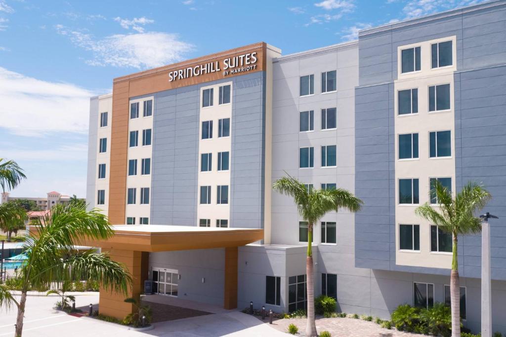 a rendering of the hotel at the resort at SpringHill Suites by Marriott Cape Canaveral Cocoa Beach in Cape Canaveral