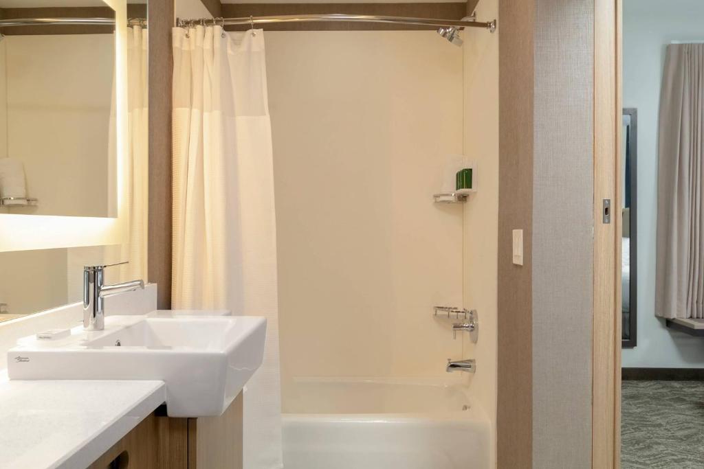Koupelna v ubytování SpringHill Suites by Marriott Cape Canaveral Cocoa Beach