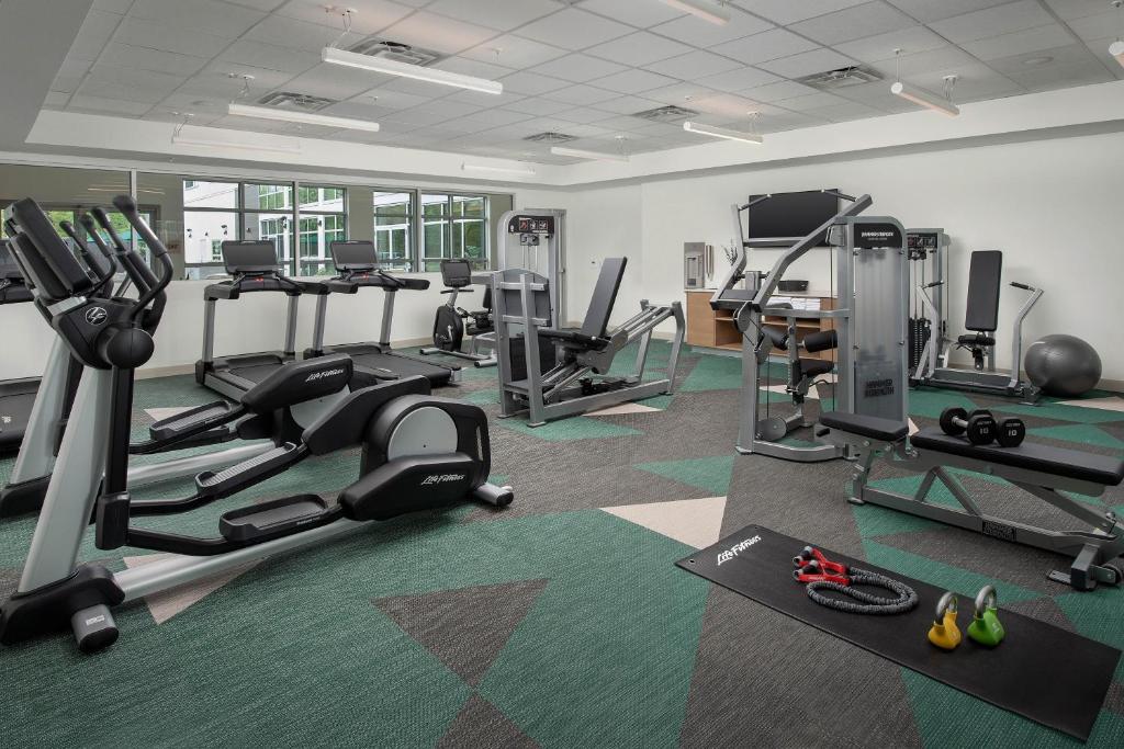 Fitness centrum a/nebo fitness zařízení v ubytování Element Portland Beaverton