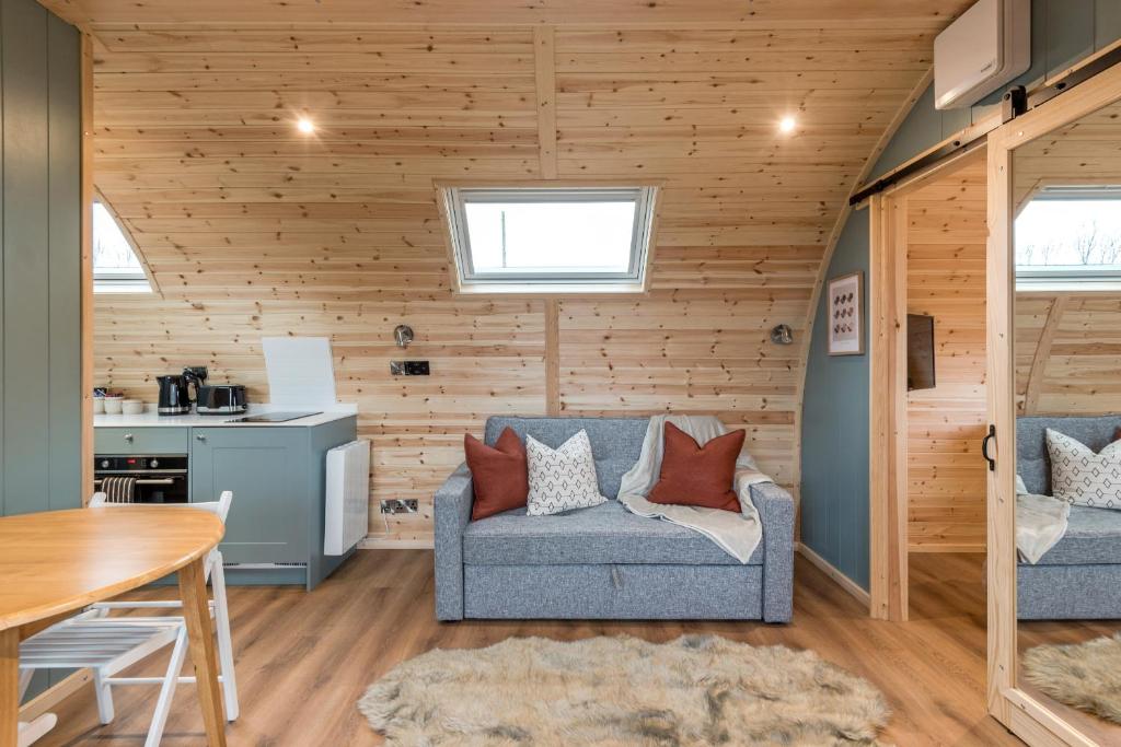 Kuchyň nebo kuchyňský kout v ubytování Country Glamping
