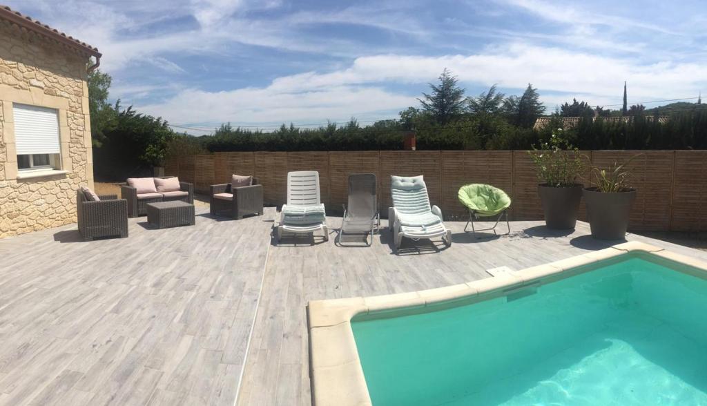 Basen w obiekcie Villa Emma 10 / 12 personnes lub w pobliżu