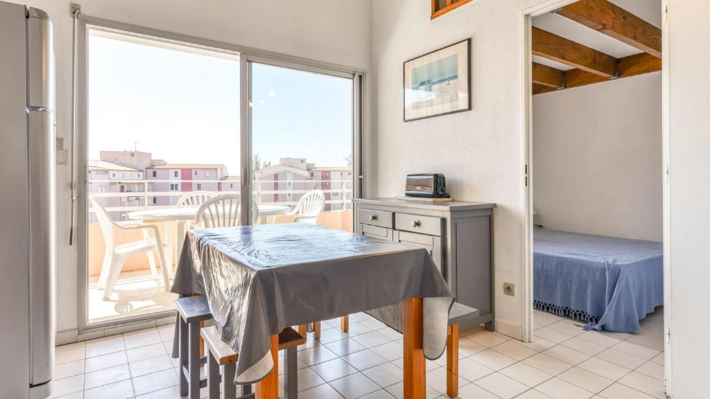Balkón alebo terasa v ubytovaní Baie des Anges- 411- Appart mezz lumineux- 6 pers