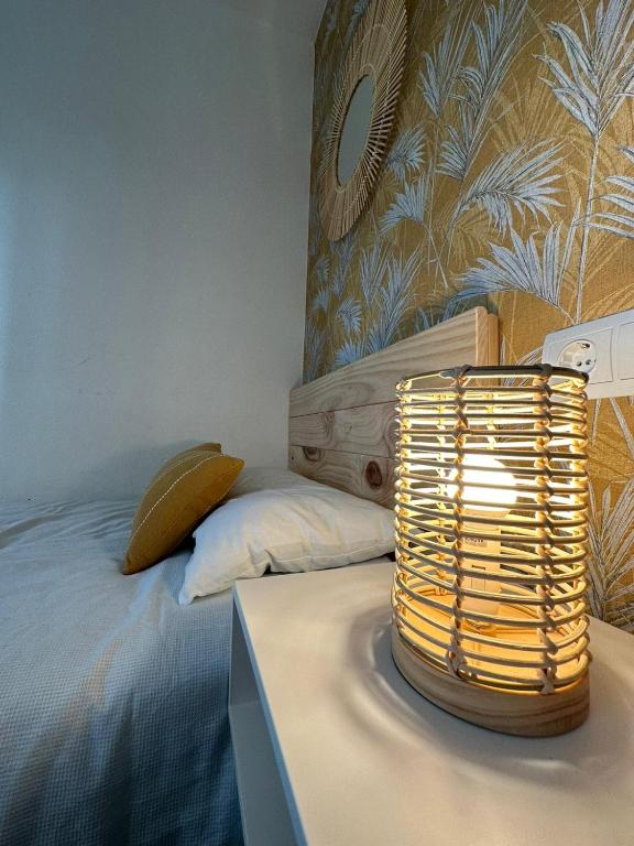 Postel nebo postele na pokoji v ubytování Apartamento Marval PLAYA DE LEVANTE