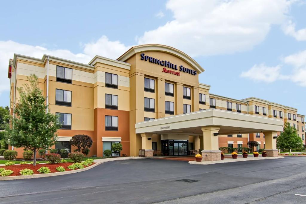 a rendering of a hotel front of a building at SpringHill Suites Erie in Erie