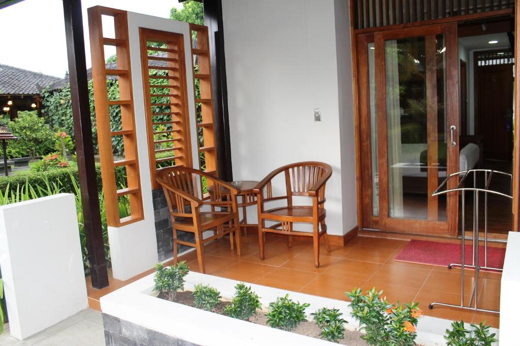 Balkón nebo terasa v ubytování Manohara Resort