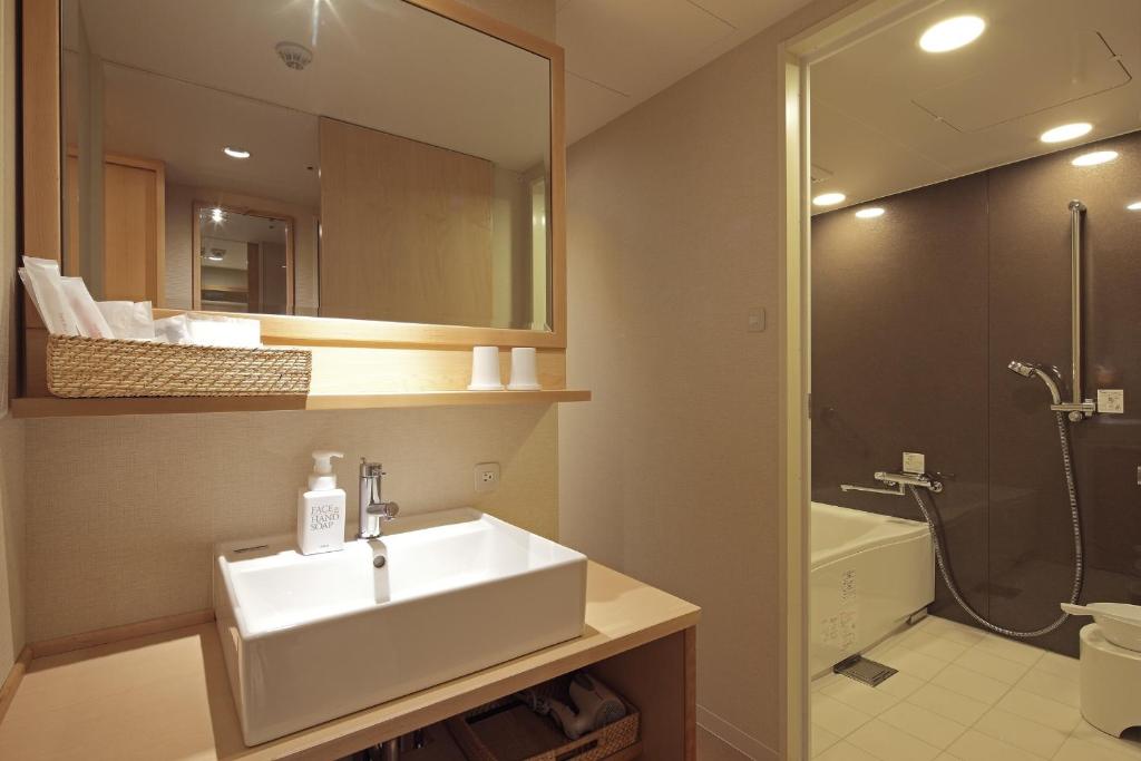 Koupelna v ubytování Cocochee Hotel Numazu