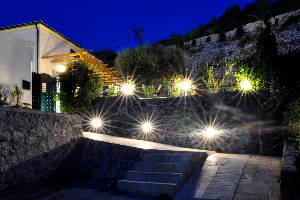 A garden outside Myronis Villa Corfu Town