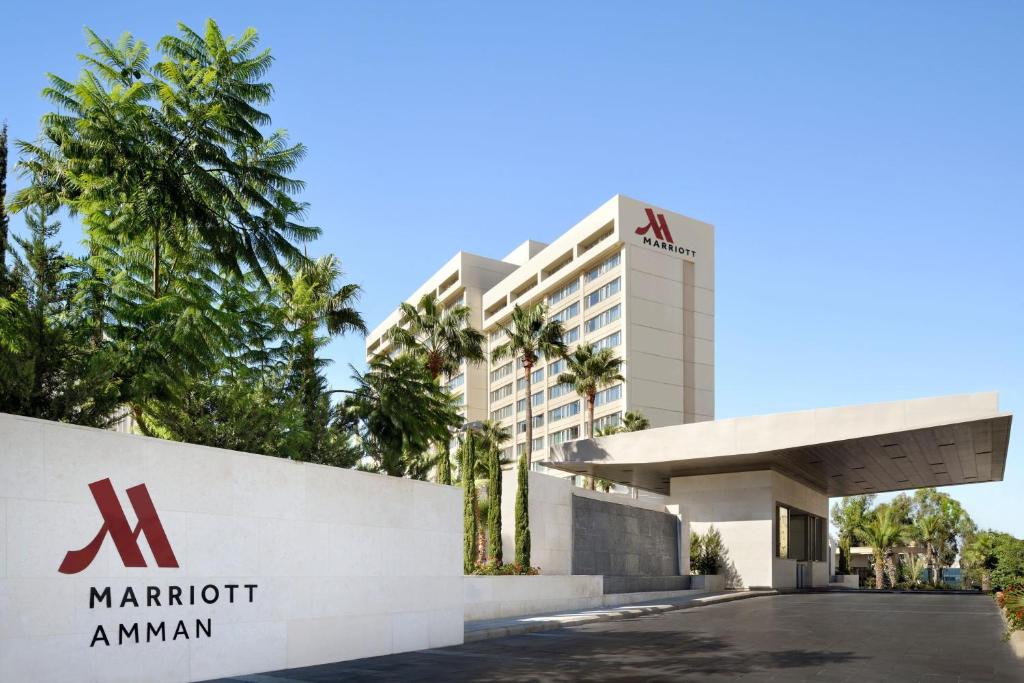 a view of the marriott amman hotel at Amman Marriott Hotel in Amman