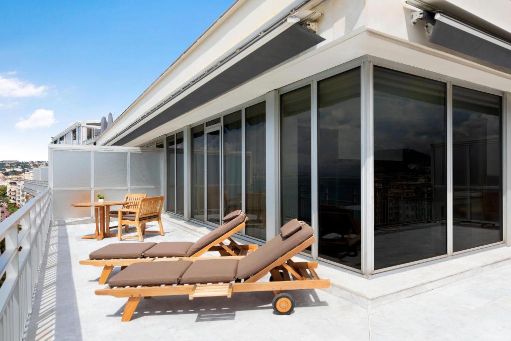 Balkón nebo terasa v ubytování Le Meridien Nice