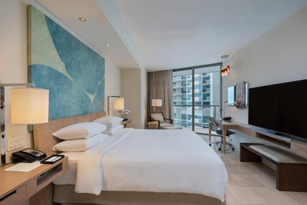 TV a/nebo společenská místnost v ubytování JW Marriott Panama