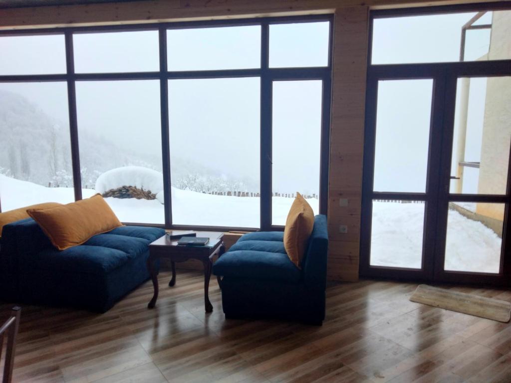 Posezení v ubytování Melen-guest house