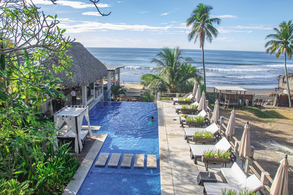 Pemandangan kolam renang di Palo Verde Sustainable Hotel atau di dekatnya