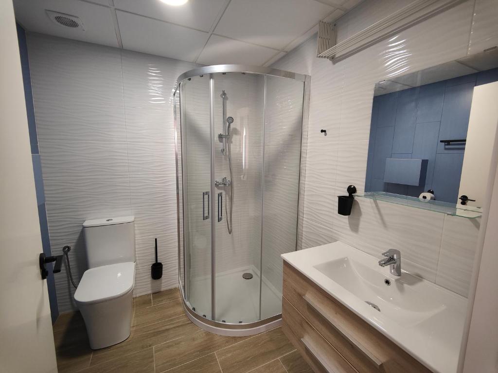 Koupelna v ubytování Apartamentos Pueblo Mar