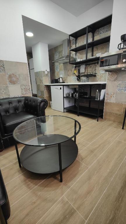 Kuchyň nebo kuchyňský kout v ubytování Apartamentos Pueblo Mar