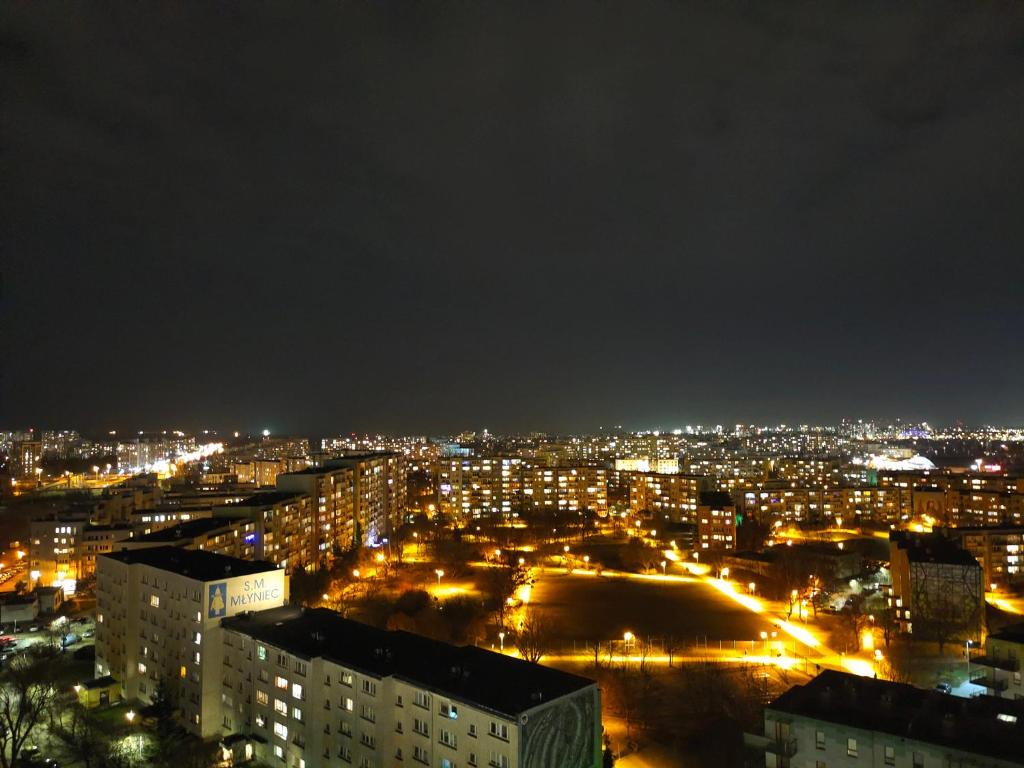 Výhľad na mesto Gdansk alebo výhľad na mesto priamo z apartmánu