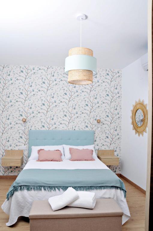 Postel nebo postele na pokoji v ubytování Apartamentos Turaca