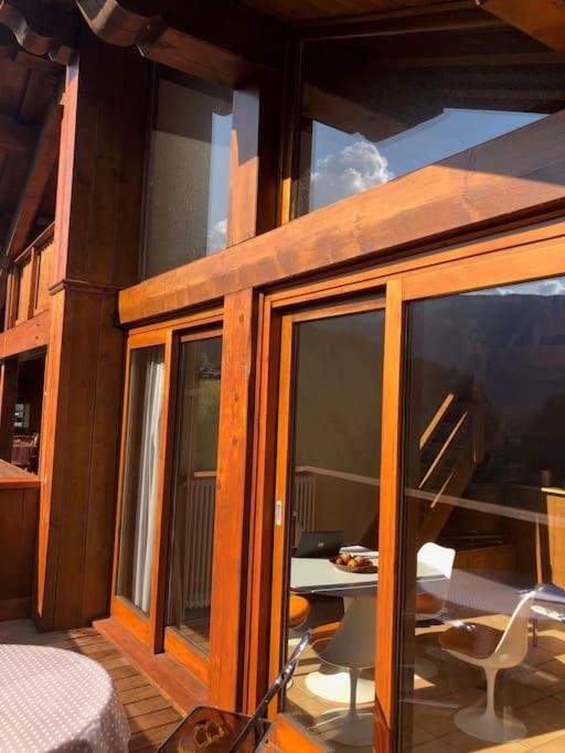 Balkon lub taras w obiekcie Courchevel 1650 appartement cosy 6 personnes