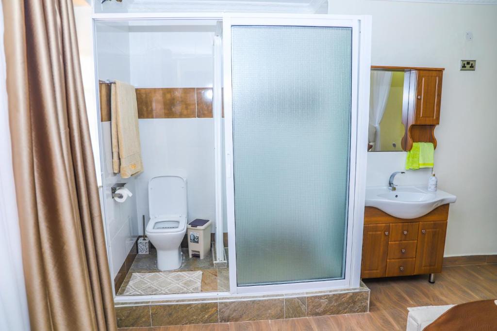 Koupelna v ubytování Villa Winga Deluxe Hotel