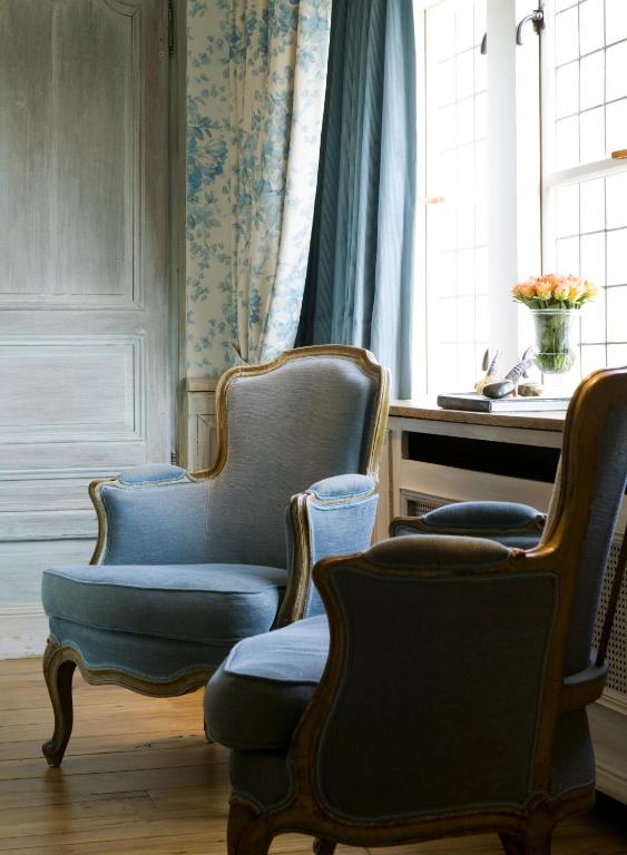 Posezení v ubytování Relais Bourgondisch Cruyce, A Luxe Worldwide Hotel